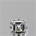 Diamante Natural 0.71 quilates, Asscher , Color E, claridad VS2 y certificado GIA