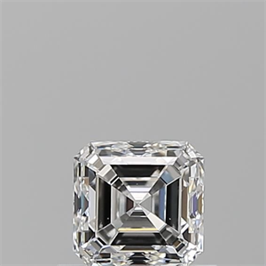 Foto Diamante Natural 0.71 quilates, Asscher , Color E, claridad VS2 y certificado GIA de