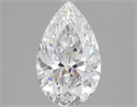 Natural Diamond 2.01 Carats, Pear with  Cut, E Color, VVS2 Clarity and Certified by GIA