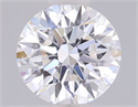 Del inventario de diamantes de laboratorio, 0.71 quilates, Redondo , Color D, claridad VVS2 y certificado IGI
