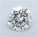 Natural Diamond 0.80 Carats, Round with Excellent Cut, J Color, VS1 Clarity and Certified by GIA