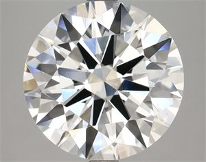 Picture of Lab Grown Diamond 4.69 Carats, Round with Ideal Cut, E Color, VS2 Clarity and Certified by IGI