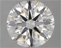 Lab Grown Diamond 2.10 Carats, Round with Ideal Cut, F Color, VS2 Clarity and Certified by IGI