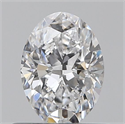 Diamante Natural 0.50 quilates, Ovalado , Color D, claridad VS2 y certificado GIA