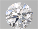 Natural Diamond 1.70 Carats, Round with Excellent Cut, D Color, VVS2 Clarity and Certified by GIA