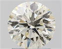Natural Diamond 1.32 Carats, Round with Excellent Cut, K Color, VS2 Clarity and Certified by IGI