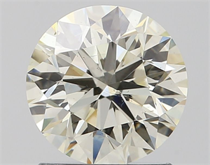 Picture of Natural Diamond 1.32 Carats, Round with Excellent Cut, K Color, VS2 Clarity and Certified by IGI
