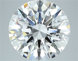 Picture of Natural Diamond 4.12 Carats, Round with Excellent Cut, E Color, SI1 Clarity and Certified by GIA