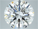 Natural Diamond 4.12 Carats, Round with Excellent Cut, E Color, SI1 Clarity and Certified by GIA