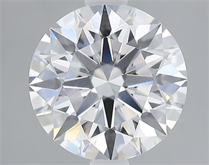 Picture of Lab Grown Diamond 2.35 Carats, Round with Excellent Cut, D Color, VS1 Clarity and Certified by GIA