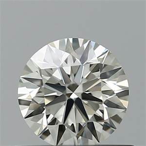 Picture of Natural Diamond 0.45 Carats, Round with Excellent Cut, I Color, VVS2 Clarity and Certified by IGI