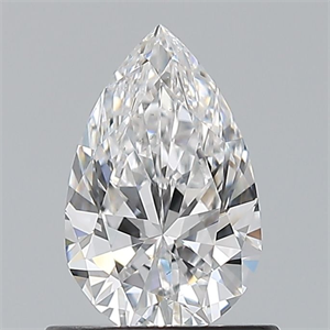 Picture of Natural Diamond 0.71 Carats, Pear with  Cut, E Color, VS2 Clarity and Certified by GIA
