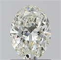 Natural Diamond 1.00 Carats, Oval with  Cut, I Color, VVS1 Clarity and Certified by IGI