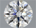 Natural Diamond 0.70 Carats, Round with Excellent Cut, H Color, VS2 Clarity and Certified by GIA