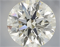 Natural Diamond 1.31 Carats, Round with Excellent Cut, J Color, VS2 Clarity and Certified by IGI
