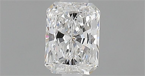 Picture of Natural Diamond 0.35 Carats, Radiant with  Cut, E Color, VS2 Clarity and Certified by GIA