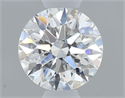 Natural Diamond 0.51 Carats, Round with Excellent Cut, G Color, VS2 Clarity and Certified by GIA