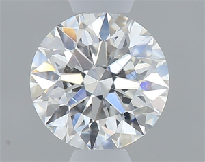 Picture of Natural Diamond 0.51 Carats, Round with Excellent Cut, G Color, VS2 Clarity and Certified by GIA