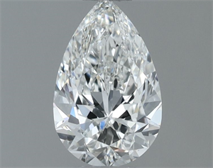 Picture of Natural Diamond 0.50 Carats, Pear with  Cut, H Color, VVS2 Clarity and Certified by GIA