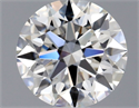 Diamante Natural 0.70 quilates, Redondo , Color H, claridad VS1 y certificado GIA