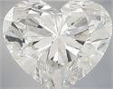 Natural Diamond 1.50 Carats, Heart with  Cut, F Color, VS2 Clarity and Certified by IGI