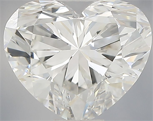Picture of Natural Diamond 1.50 Carats, Heart with  Cut, F Color, VS2 Clarity and Certified by IGI