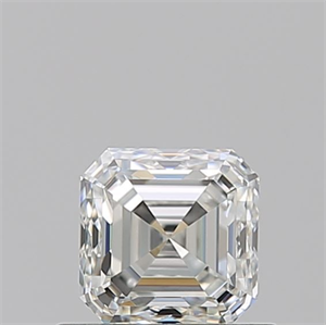 Picture of Natural Diamond 0.71 Carats, Asscher with  Cut, H Color, VVS1 Clarity and Certified by GIA