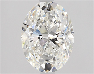 Foto Diamante Natural 1.70 quilates, Ovalado , Color F, claridad VS1 y certificado GIA de