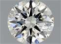 Natural Diamond 0.90 Carats, Round with Excellent Cut, I Color, VVS1 Clarity and Certified by GIA