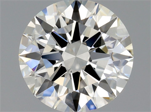 Picture of Natural Diamond 0.90 Carats, Round with Excellent Cut, I Color, VVS1 Clarity and Certified by GIA