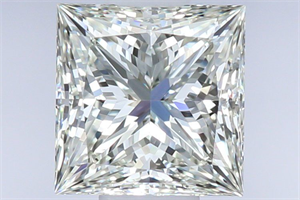 Foto Diamante Natural 1.01 quilates, Princesa , Color L, claridad VVS1 y certificado GIA de