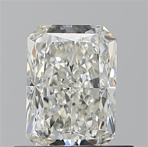 Picture of Natural Diamond 0.71 Carats, Radiant with  Cut, J Color, VVS2 Clarity and Certified by GIA