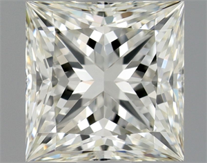 Picture of Natural Diamond 1.02 Carats, Princess with  Cut, J Color, VS1 Clarity and Certified by GIA