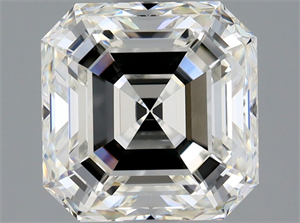 Picture of Natural Diamond 1.70 Carats, Asscher with  Cut, G Color, VVS1 Clarity and Certified by GIA