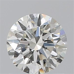 Picture of Natural Diamond 0.97 Carats, Round with Excellent Cut, K Color, VVS1 Clarity and Certified by GIA