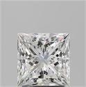 Natural Diamond 2.22 Carats, Princess with  Cut, H Color, VS2 Clarity and Certified by GIA