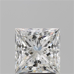 Picture of Natural Diamond 2.22 Carats, Princess with  Cut, H Color, VS2 Clarity and Certified by GIA