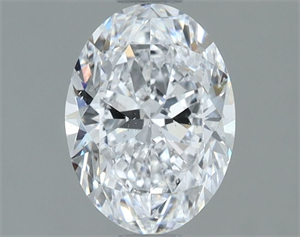 Picture of Natural Diamond 1.20 Carats, Oval with  Cut, D Color, SI2 Clarity and Certified by GIA