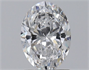Natural Diamond 1.20 Carats, Oval with  Cut, D Color, SI1 Clarity and Certified by GIA