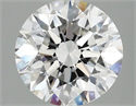 Lab Grown Diamond 2.57 Carats, Round with Excellent Cut, E Color, VVS2 Clarity and Certified by IGI