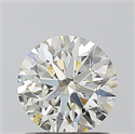 Natural Diamond 1.00 Carats, Round with Excellent Cut, J Color, I1 Clarity and Certified by GIA