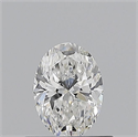 Natural Diamond 0.50 Carats, Oval with  Cut, E Color, VS1 Clarity and Certified by GIA