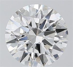 Picture of Lab Grown Diamond 5.52 Carats, Round with Ideal Cut, F Color, VS1 Clarity and Certified by IGI