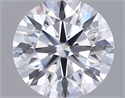Del inventario de diamantes de laboratorio, 1.02 quilates, Redondo , Color D, claridad VVS2 y certificado IGI