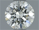 Natural Diamond 0.70 Carats, Round with Excellent Cut, J Color, VVS2 Clarity and Certified by IGI
