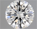 Natural Diamond 0.50 Carats, Round with Excellent Cut, H Color, VS1 Clarity and Certified by GIA
