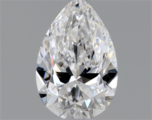 Picture of Natural Diamond 0.50 Carats, Pear with  Cut, E Color, VVS1 Clarity and Certified by GIA