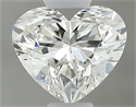 Natural Diamond 0.43 Carats, Heart with  Cut, J Color, VVS2 Clarity and Certified by GIA