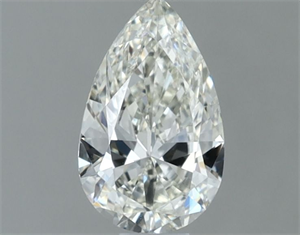 Picture of Natural Diamond 0.51 Carats, Pear with  Cut, H Color, VVS2 Clarity and Certified by IGI