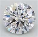 Lab Grown Diamond 1.05 Carats, Round with Ideal Cut, D Color, VVS2 Clarity and Certified by IGI